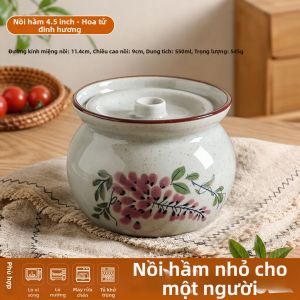 Nồi Súp Gốm Kiểu Cổ 1 Phần Đa Năng