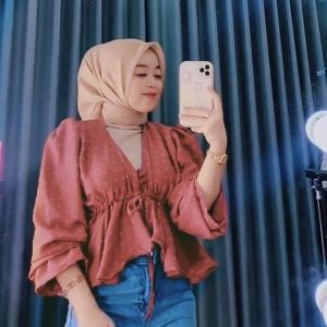 BAJU ATASAN WANITA CROP CARDI OVERSIZE
