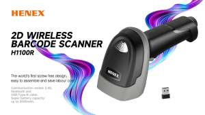Henex H1100R 1D / 2D Wireless Barcode Scanner