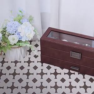 HUIYAXIU | Multifunctional Jewelry Organizer Leather Double Layer