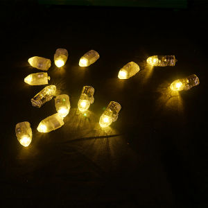 Warm White Led GenOptics Aura Essence Mini Handmade Small Colored Lights Electronic Lamp Single Small Electric Lamp Grain Self-Lighting Button Lantern Decoration