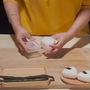 Sushi Accessories: 50pcs Packing Bag & 2pcs Triangle Rice Mold