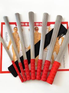 Stainless Steel Iron Shirt Percussion Stick Daoist Family Health Bar Li Shu Ren Easy Nerve Percussion Stick Sport Fitness Equipment