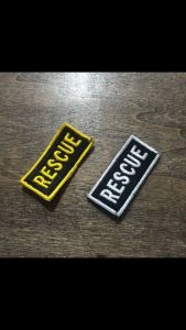 Tec40 Velcro Patch RESCUE กู้ภัย อาร์ม ตีนตุ๊กแก ไรท์สาระกับครูแว่น Tec40store