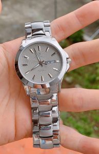Đồng Hồ Nam size 40mm  máy nhật kính sapphire chống xước dây vỏ thép không rỉ pin rin Nhật đồng hồ 0P