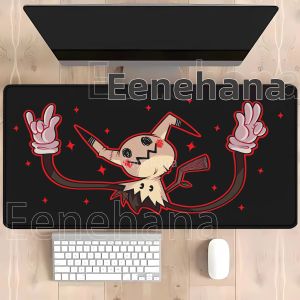 Potdemiel | Pokemon Mimikyu Kawaii Anime Miếng Lót Chuột HD In Cao Su Chống Trơn Trượt Bàn Phím Chơi Game Chồng Lên Nhau Cho Máy Tính Thể Thao Điện Tử Bàn Làm Việc Văn Phòng