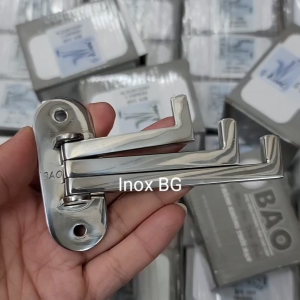 Inox 304 Móc 3 chạc treo quần áo gấp gọn INOX BAO