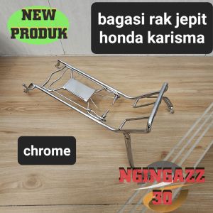 BAGASI TENGAH KARISMA 125 X/D FULL BESI CHROME