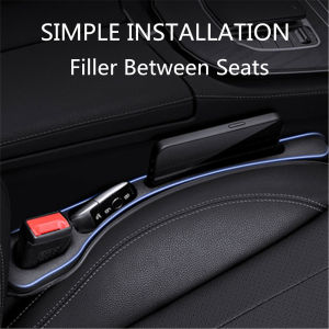 2PCS Car Seat Gap Filler Between Seats Crevice Box Interior Decoration Accessories For Subaru Forester XV Outback Brz Solterra