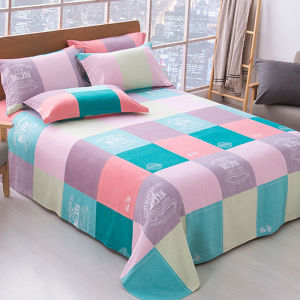 Internet Famous Pure Water Washed Cotton Bed Sheet Single Piece Male Style Three Piece Set Dormitory Quilt Cover for Students