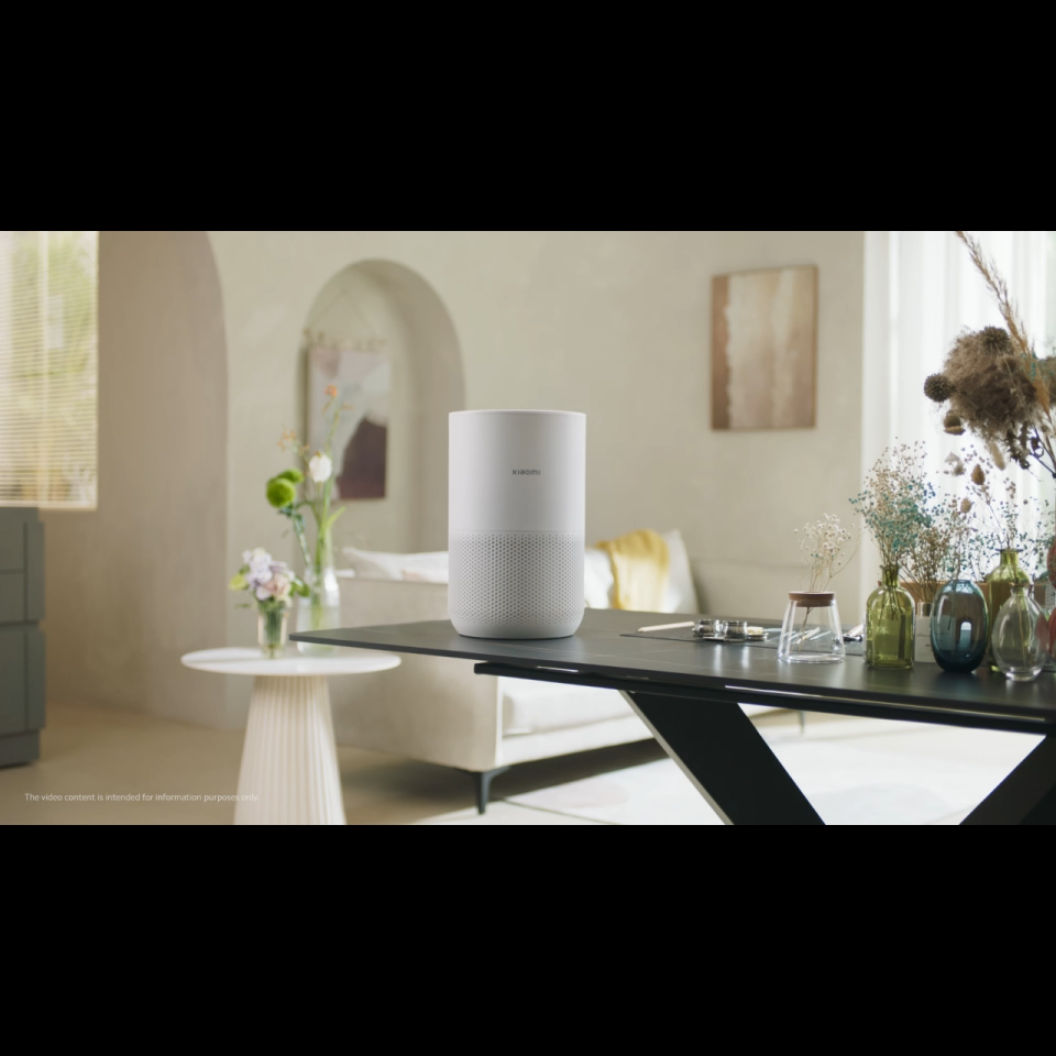 Xiaomi Smart Air Purifier 4 Compact | 230m³/h CADR Triple-Layer H13 Filter Odour & Second-hand Smoke Removal Low Noise Energy Saving Compact Design 16-27㎡ Coverage