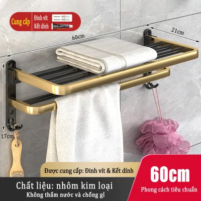 Kệ để đồ dùng MEIDOO phòng tắm gắn tường không cần khoan thiết kế sang trọng với nhiều loại tùy chọn