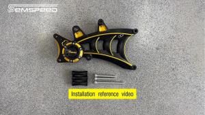 SEMSPEED Motorcycle Rear Swing Arm Wheel Sprocket Mount Swingarm Bracket For Yamaha NMAX NVX Aerox V2 V3 2022-2026
