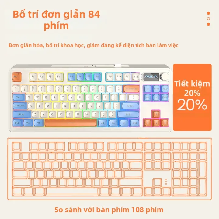 AULA | Bàn Phím Cảm Giác Cơ 3 Chế Độ | BigBuy360 - bigbuy360.vn AULA | Bàn Phím Cảm Giác Cơ 3 Chế Độ | BigBuy360 - bigbuy360.vn