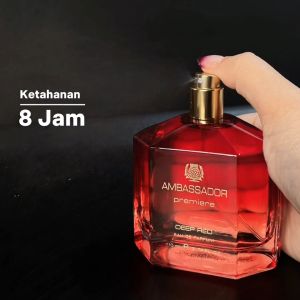 Ambassador Eau De Parfum Premiere  Deep Red - 110ml Parfum Floral Musky Premium Parfum Dengan Keluarga Aroma Bunga - Lazada