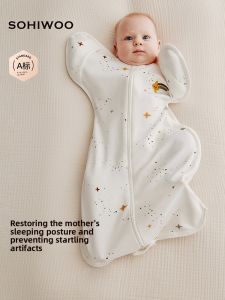 Túi Ngủ Trẻ Sơ Sinh Chống Giật Mình Có Cánh Quấn Tất Cả Các Mùa