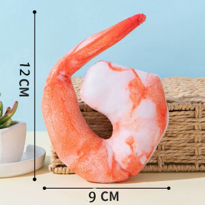 Doughnut Pizza Shaped Plush Dog Toy Squeaky Pet Chew Toy for Small to Large Dog Teeth Cleaning Puppy Sound Chew Toy Pet Supplies