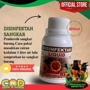 DISINFEKTAN SANGKAR BURUNG