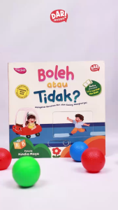 DAR Mizan - Buku Anak Boleh atau Tidak? Boardbook - Buku Anak Berfitur tentang Mengenal Batasan Diri - Mizan