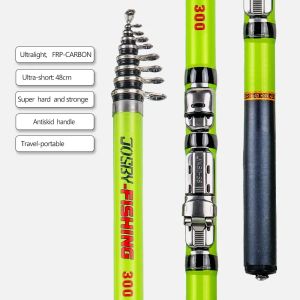 JOSBY Carbon Fiber Spinning Fishing Rod Telescopic Mini Pole: A Versatile & High-Quality Choice