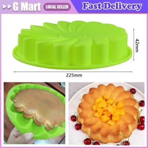 【Local Warehouse】New Flower Shaped Silicone Mold Sunflower Flower Form Fondant Molds Handmade Soap Baking Crafts Cake Mould Decoration Tools