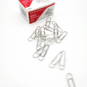 Office Metal Paper Clips for Document Organization 100 Pieces