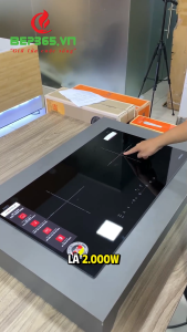 Bếp Từ Hafele HC-I2712A – Mặt kính Schott Ceran nhập khẩu 2 vùng nấu 2kW công nghệ tiết kiệm điện sản xuất Malaysia bảo hành 3 năm