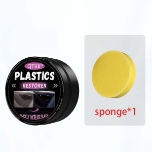 Car Plastic Restorer Back To Black Gloss Leather Plastic Repair Paste Auto Interior Leather Panel Renewal Wax Coating Agent