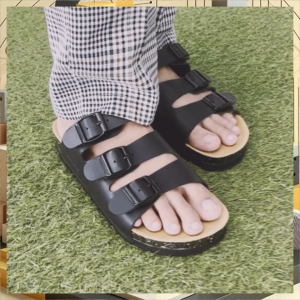 Inovable Sandal Casual Pria Wanita | Ringan Nyaman & Anti Slip - Khufra Black