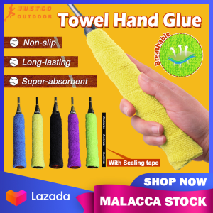 Towel Hand Glue Badminton Racket Wrap Sweat Absorbing Tennis Overgrips Tape Anti-Slip Soft Badminton Racket Belt 羽毛球手胶
