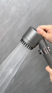 High Pressure Massage Shower Head Handheld Water Saving Filter Spray One Touch Stop 4 Modes Detachable Bathroom Sprayer
