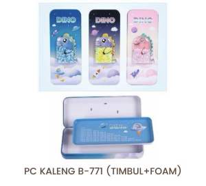 Tempat Pensil Kaleng Dino Timbul Steroform B 771