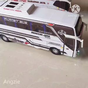 Miniatur bus bis Kids Panda Telolet Basuri