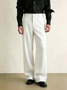 OUMULONG | Quần Dài Mùa Hè Elegance Trắng Sang Trọng