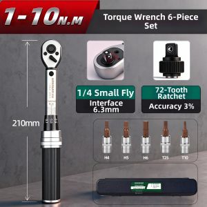 GREENER | Adjustable Preset Torque Wrench Ratchet Precision Bicycle Motorcycle Tool