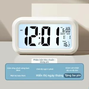 FEIZHUXIANSEN | Đồng Hồ Báo Thức Có Chế Độ Báo Giờ Tự Động và Chế Độ Chuông Nhắc Mỗi Giờ