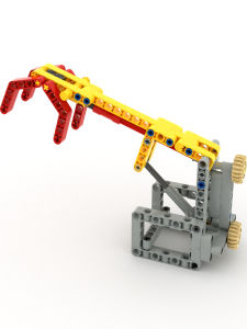 Domestic Mini Engineer Robot Assembly Kit Mechanical Arm Educational Toy Set for Children And Teenagers Plastic Material