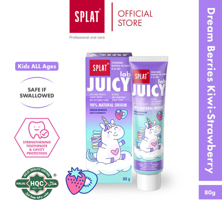 SPLAT Juicy Lab Dream Berries Toothpaste 80g EXP JUL 2025 | Lazada