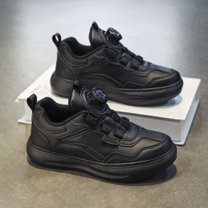 SHIYAN | New Design Black Childrens Leather Shoes For Running