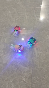 Electric dancing jellyfish magic light music octopus octopus octopus induction toy with glasses Electric Sensor Escape Automatically Avoid Obstacles Decompression Octopus Toys Super Fun to Dance When