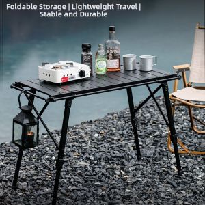 Portable Adjustable Folding Table