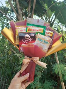 Buket 3 Energen 2 kopi/ Buket Energen/ Buket kopi/ Buket ulang tahun/ buket anniversary/ hadiah/ kado