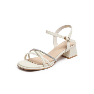 Reddragonfly | Comfortable Elegant Work Commute Glitter High Heels Sandals