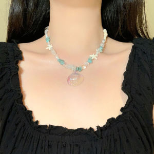 Dây Chuyền Ngọc Trai Hình Sao Biển Phong Cách Biển Cát Ngọt Ngào Gợi Cảm Mát Mẻ Dây Chuyền Xương Đòn Cao Cấp Dành Cho Nữ Phụ Kiện Thời Trang