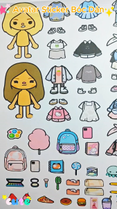 (85B)Bộ Avatar Sticker đồ chơi bóc dán sách dán hình tương tác cho trẻ