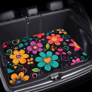 Thảm Lót Cốp Xe Hoa Văn Bohemian VIKAMA Chống Trượt Đa Năng Lót Cốp Xe SUV Thảm Nội Thất Xe Hơi Nhiều Màu Sắc Dành Cho Người Lớn Đi Du Lịch & Cắm Trại