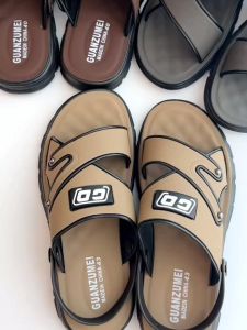 Sandal Kulit Pria style korea kekinian Sendal Selop Pria Dewasa G Elvredo