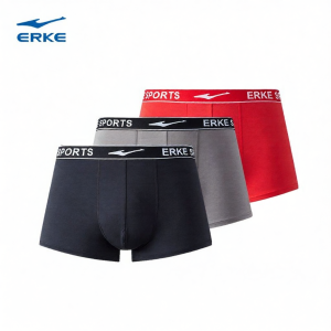 Erke | Sporty Running Briefs 4 Corners Red 3pcs