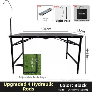 BUZHIHUANGYE | Adjustable Portable Folding Table