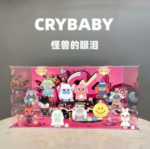 Popmart Crybaby Monster Tear Series Collectible Figure Blind Box Scene Display Case Suitable for 8 Years And above